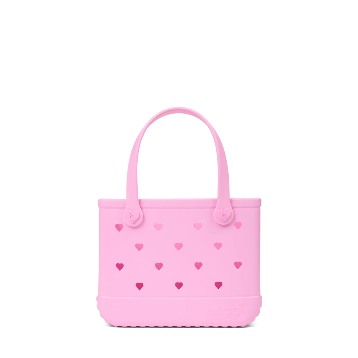 Bitty Bogg Bag - Cut Out Heart Pink Taffy