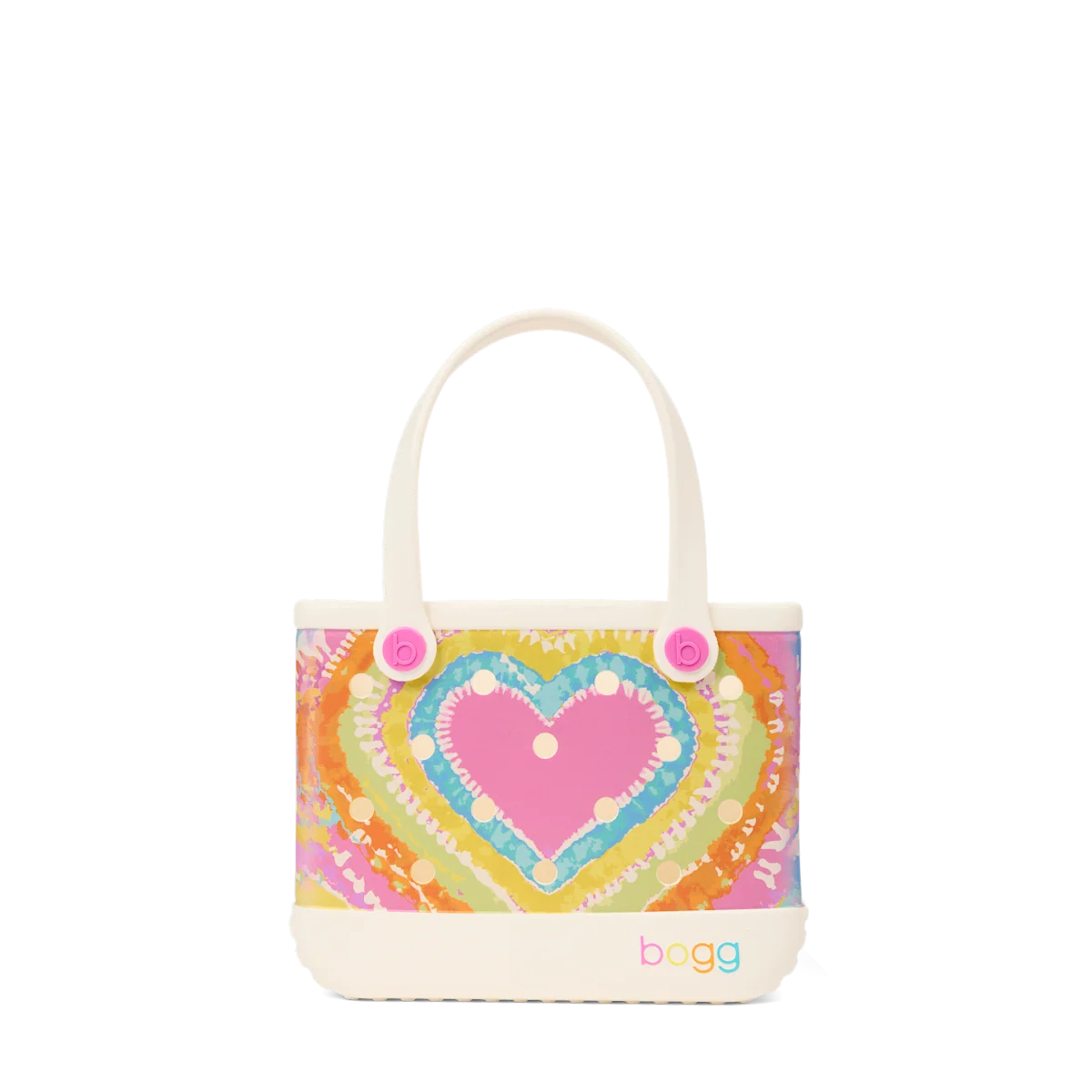Bitty Bogg Bag - Dye-licious Heart Pink Taffy