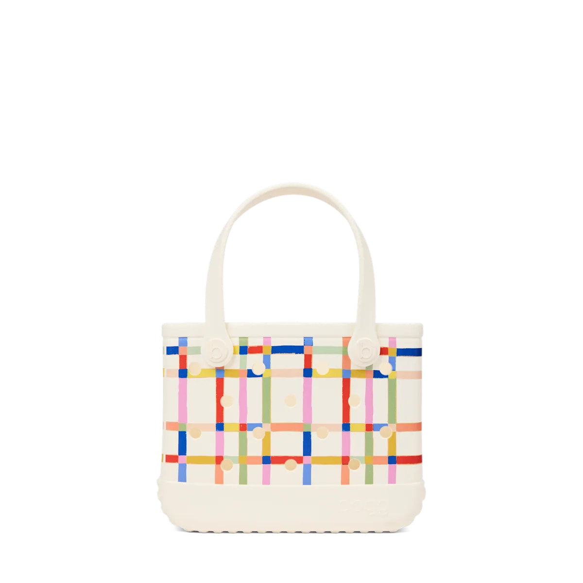 Bitty Bogg Bag -  Red. White and Plaid